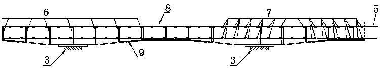 Transformation method applicable to spandrel structure of two-way curved arch bridge