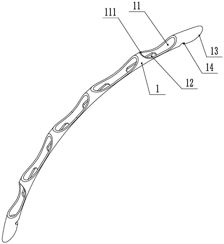 Implant for increasing outflow of aqueous humor and production method of implant