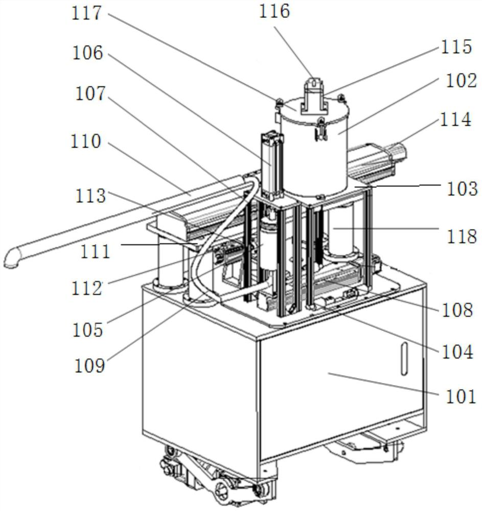 An automatic metering glue application system