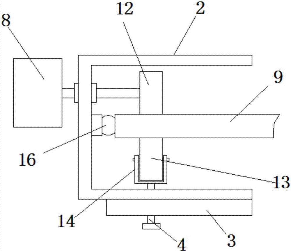 Automatic protection frame paint spraying device