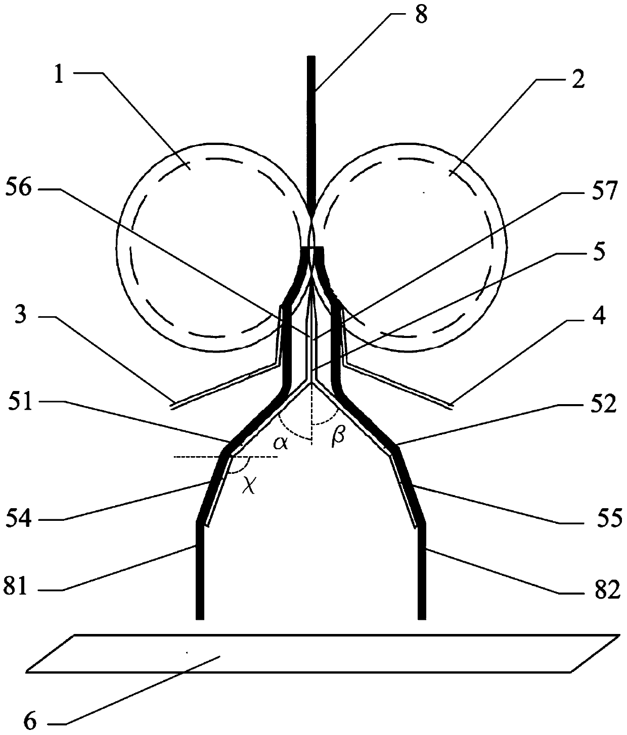 Layered cutting device