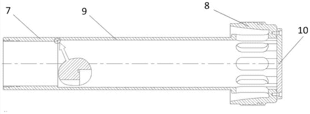 Self-buffering gas-liquid mixing multi-stage ejection mechanism