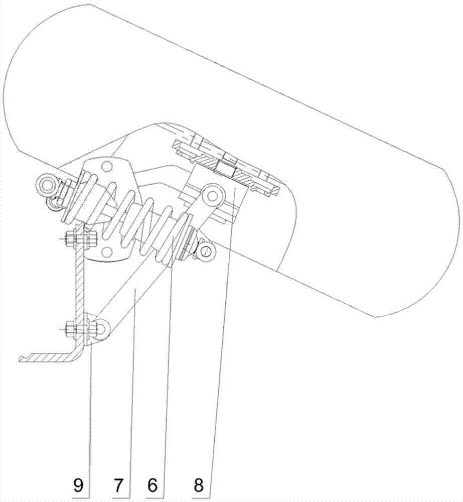 Wheel lifting and folding device