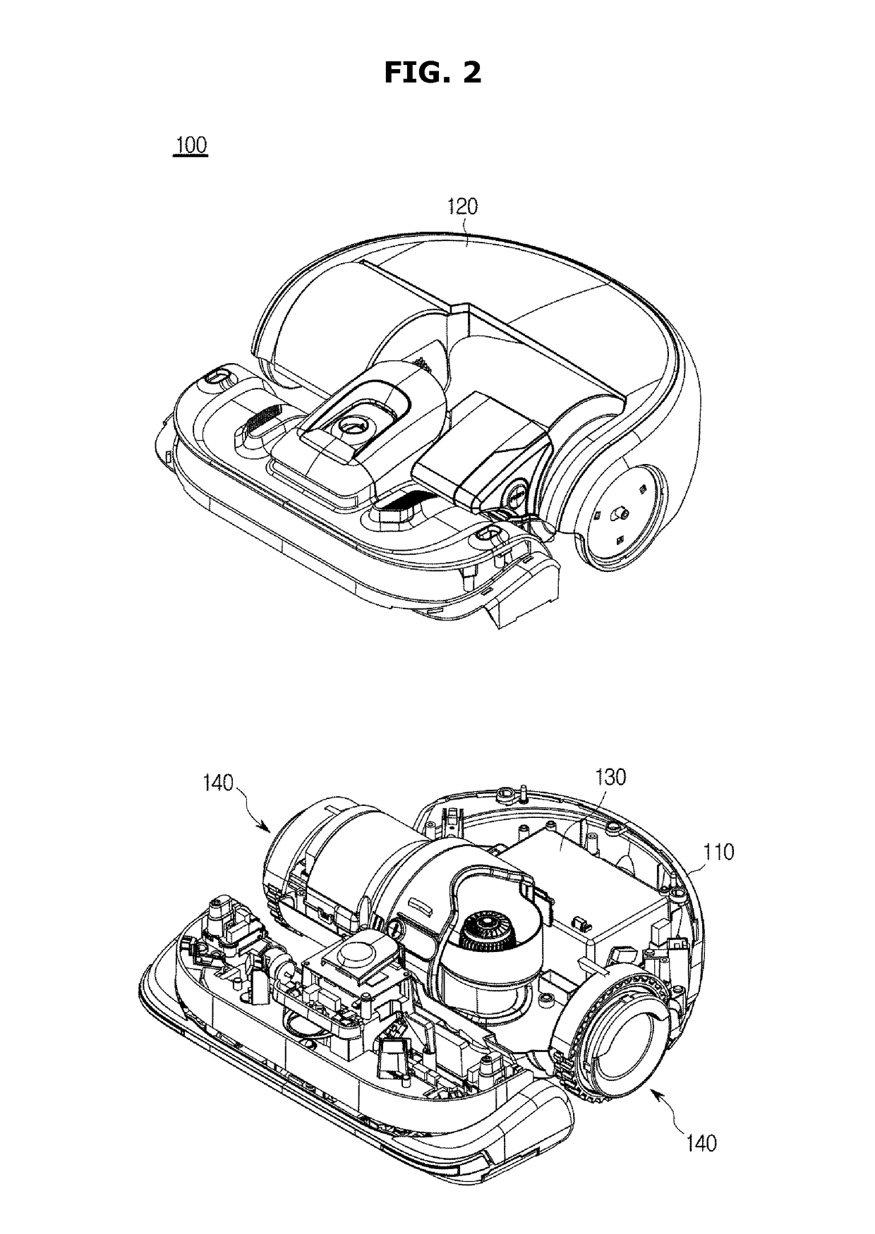 Apparatus for localizing cleaning robot, cleaning robot, and controlling method of cleaning robot