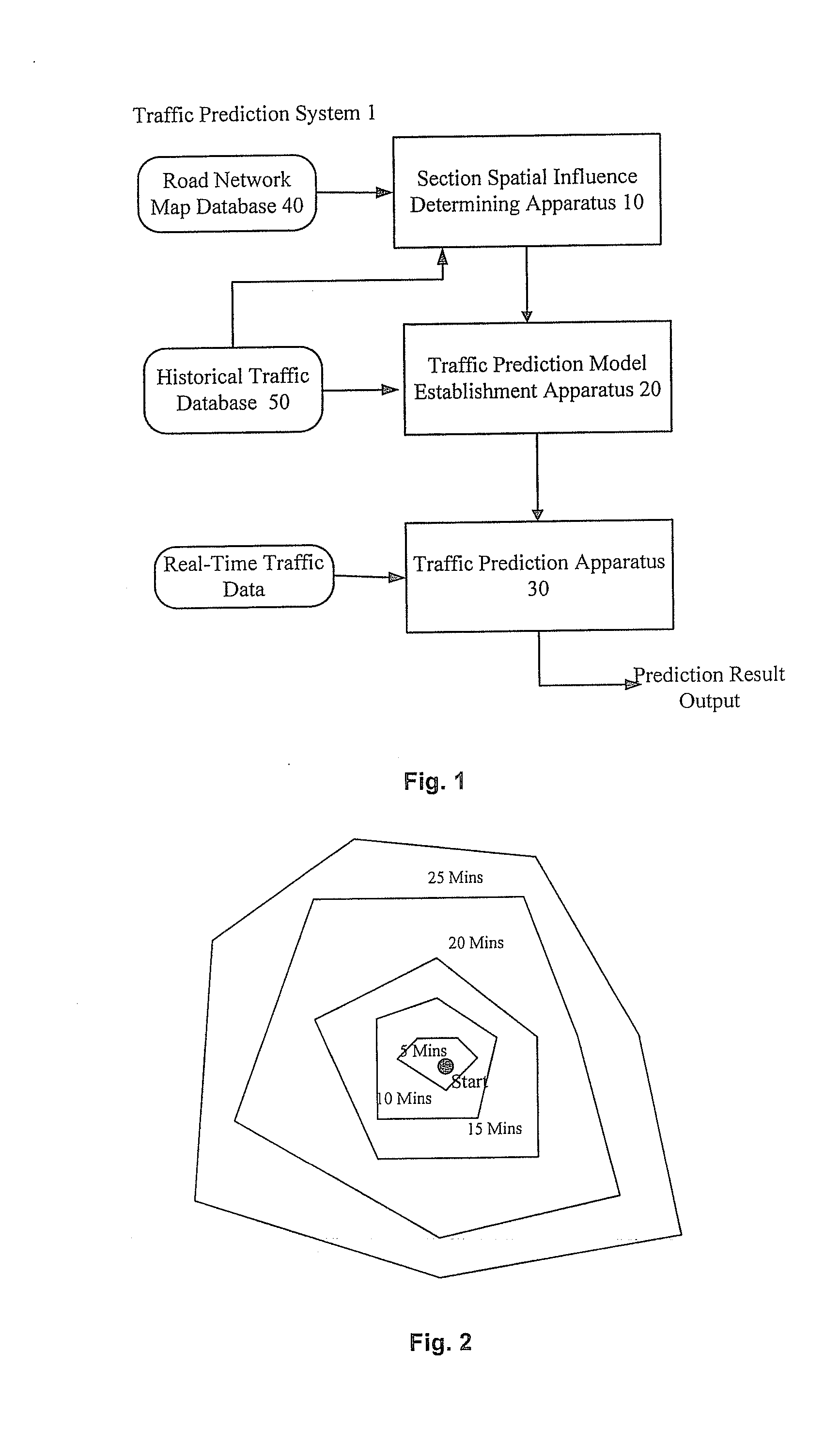 Method and system for traffic prediction based on space-time relation