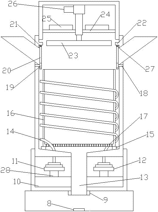 Solid-liquid separation sealed odor resisting garbage can