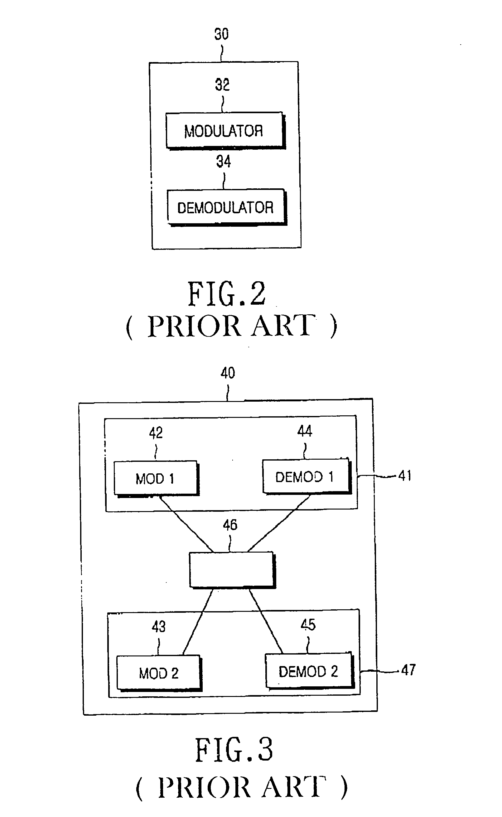 Integrated modulators and demodulators