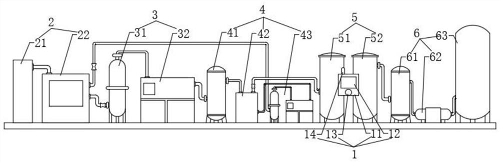 Pressure swing adsorption nitrogen production equipment