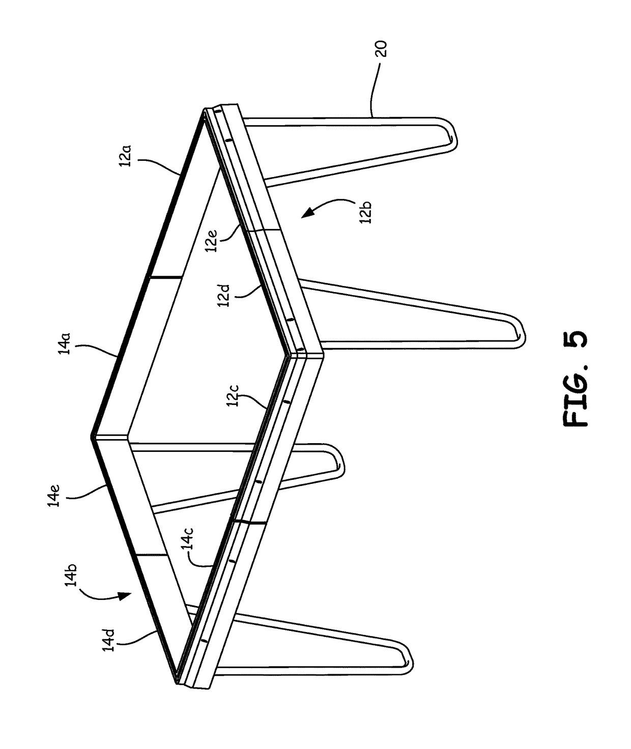 Adjustable frame for hanging folders