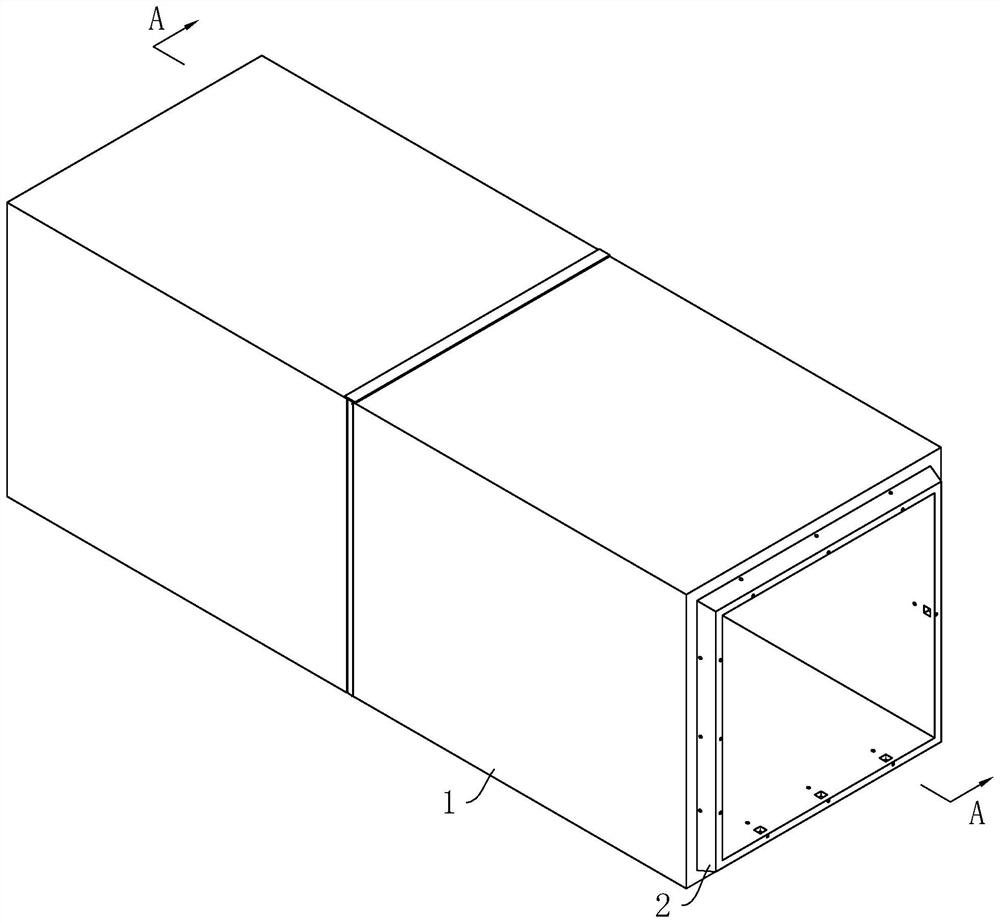 Waterproof structure of box culvert deformation joint