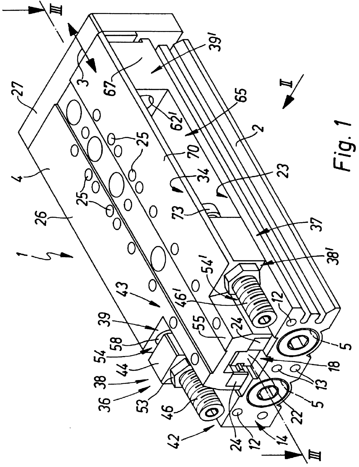 Slide drive arrangement