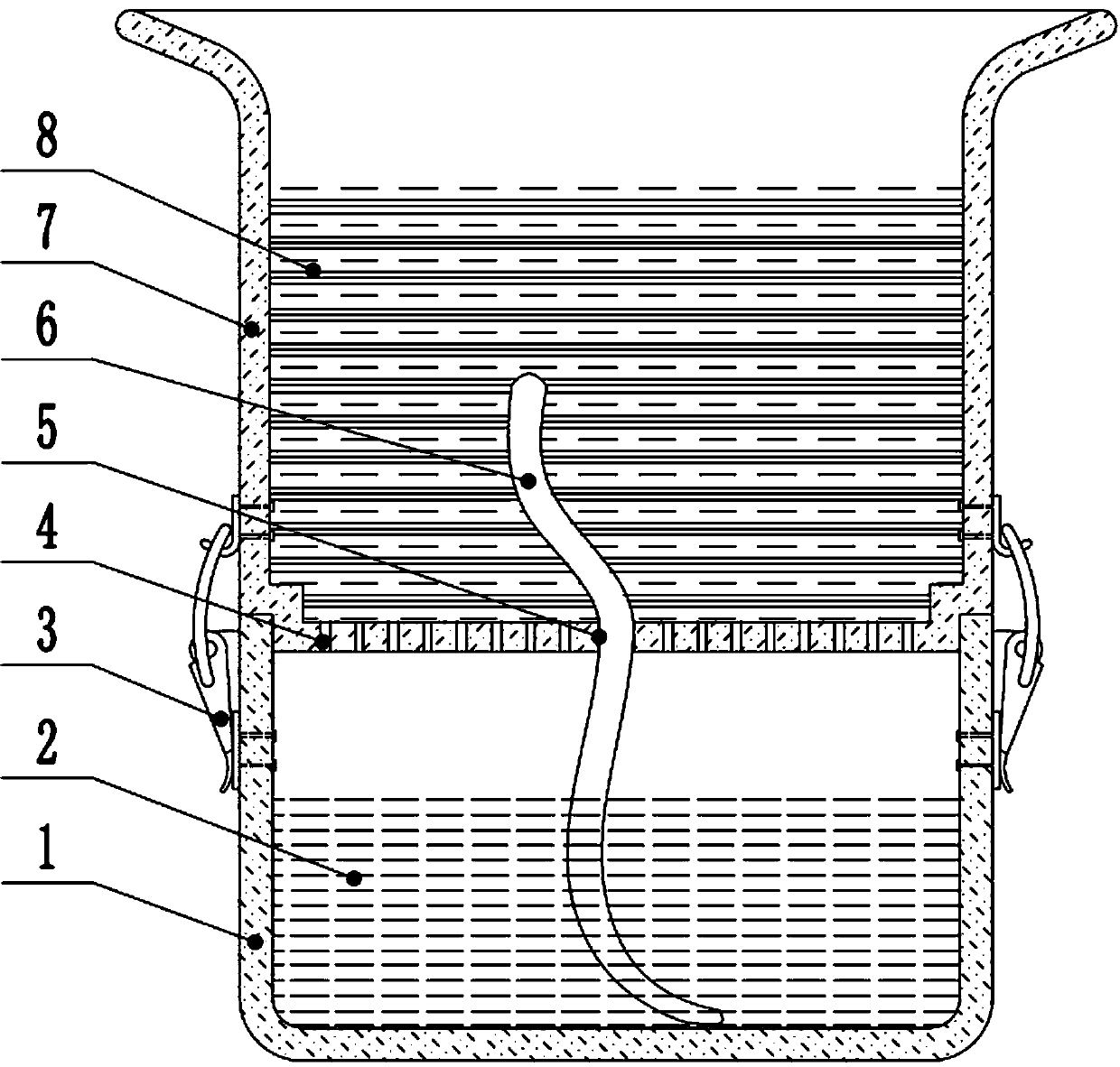 Automatic water supply flowerpot with culture medium