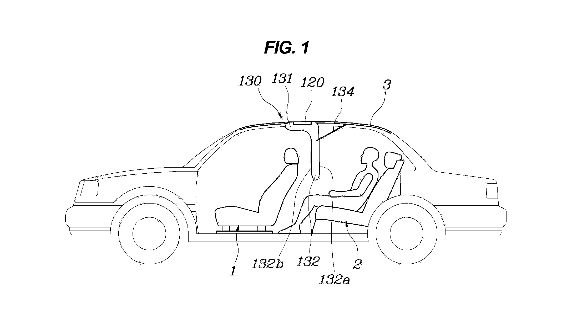 Internal airbag device