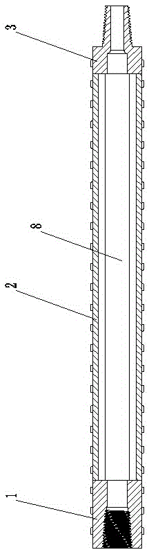 Multi-blade inwards-concave open-type bionic drag-reduction hole-protection drill rod for soft coal seam drilling and drilling method