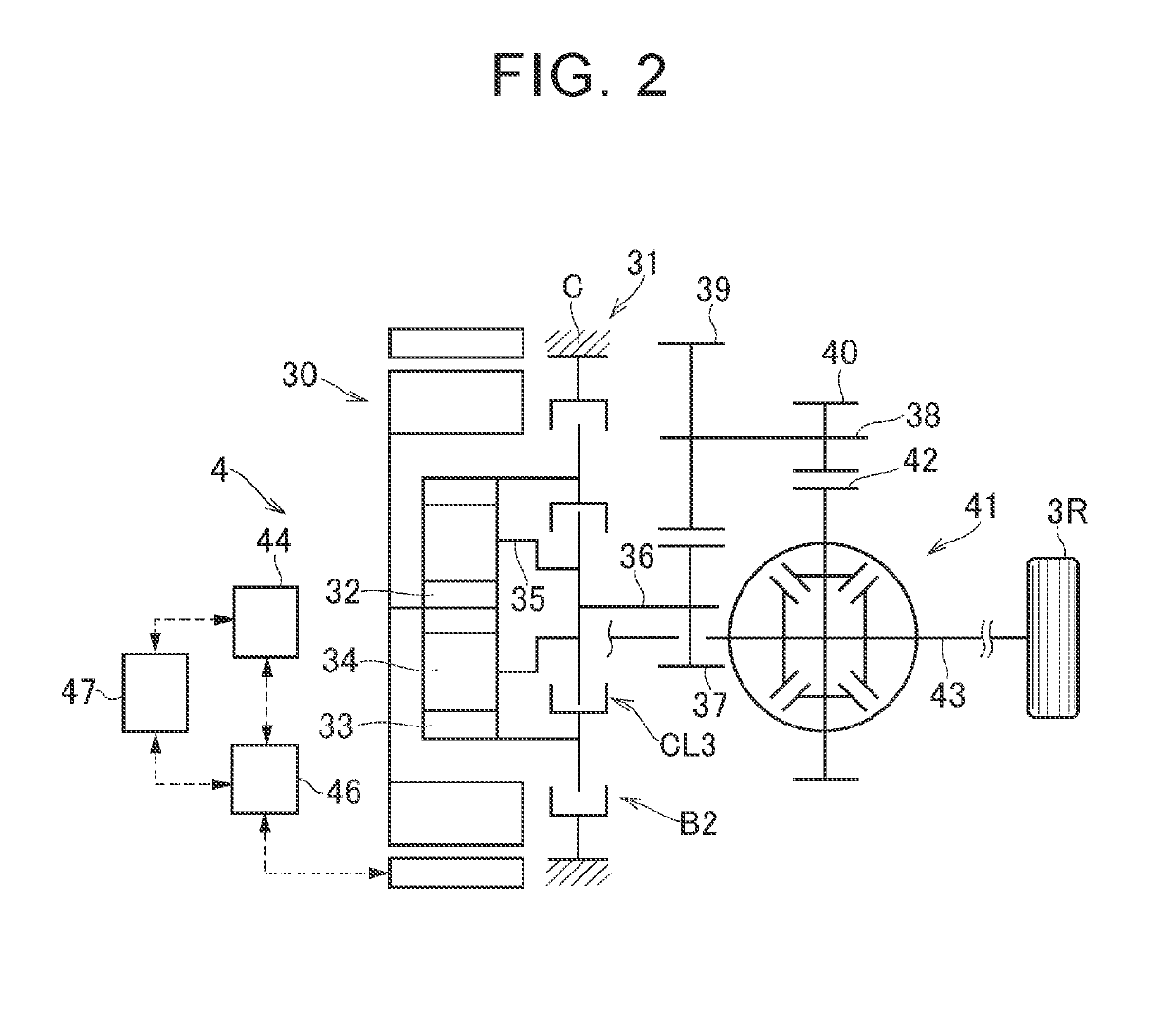 Vehicle, and method of controlling vehicle