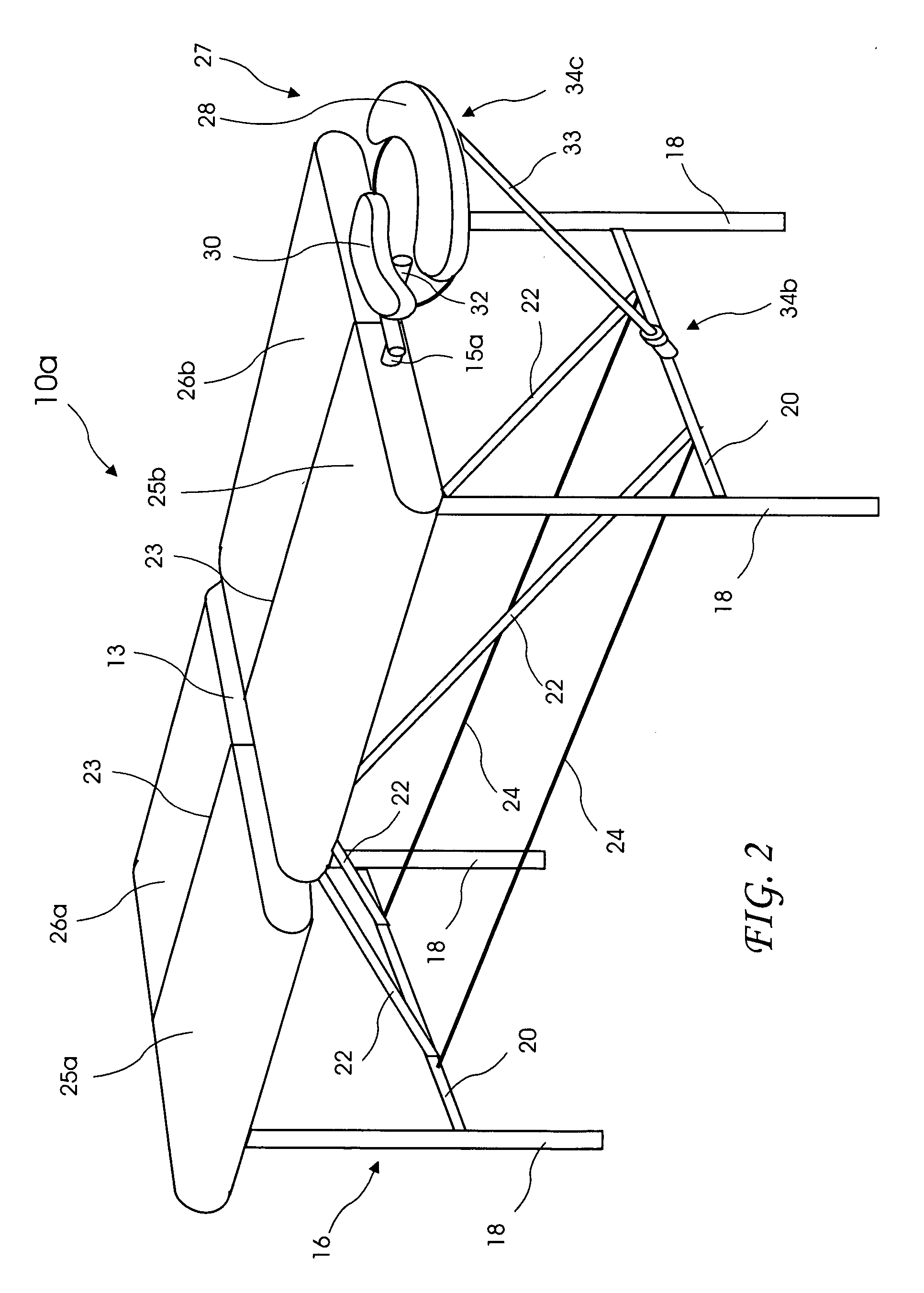 Massage table