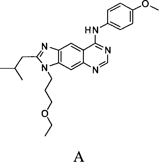 Use of quinazoline glyoxaline compounds