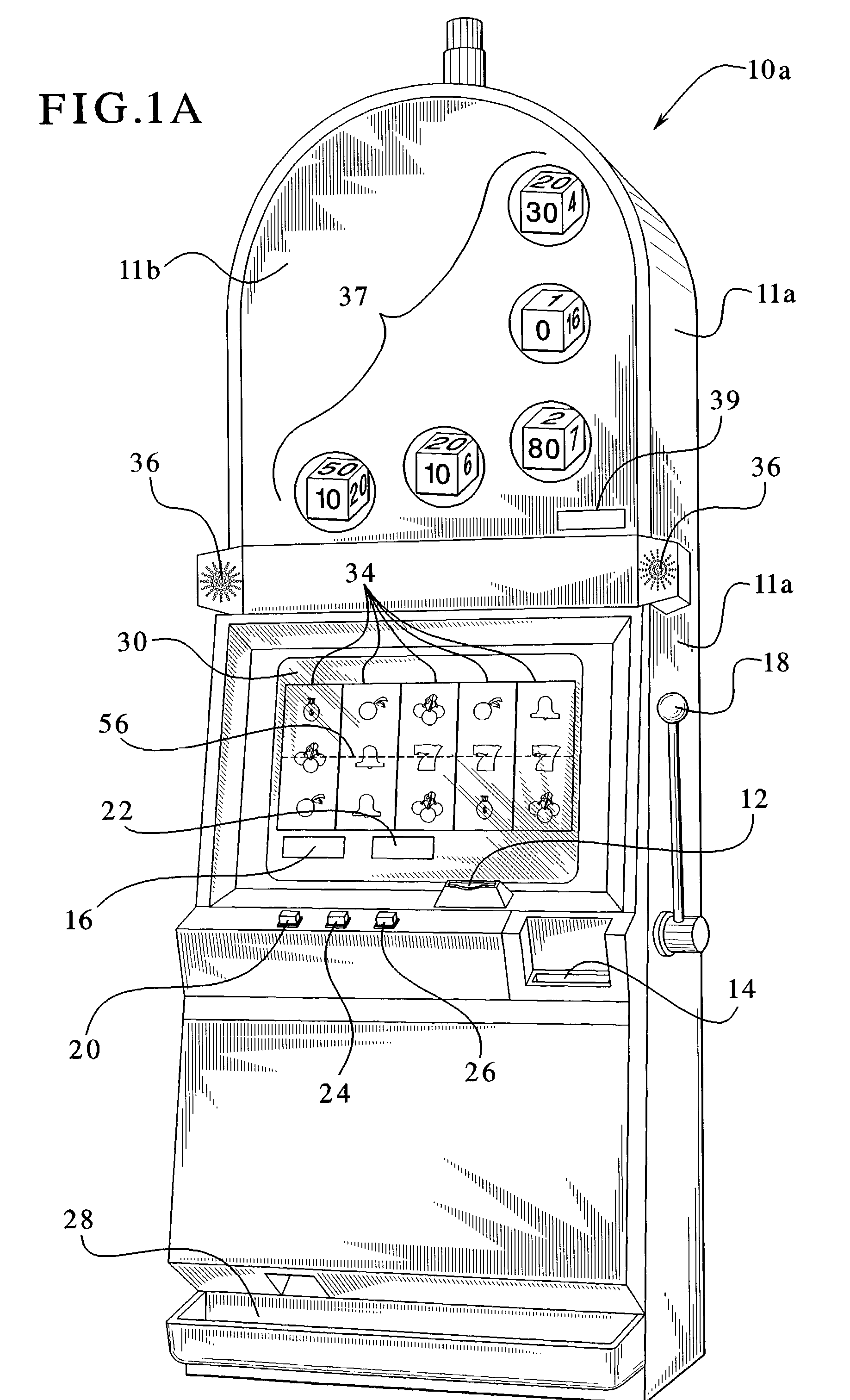 Gaming device having a mechanical award indicator