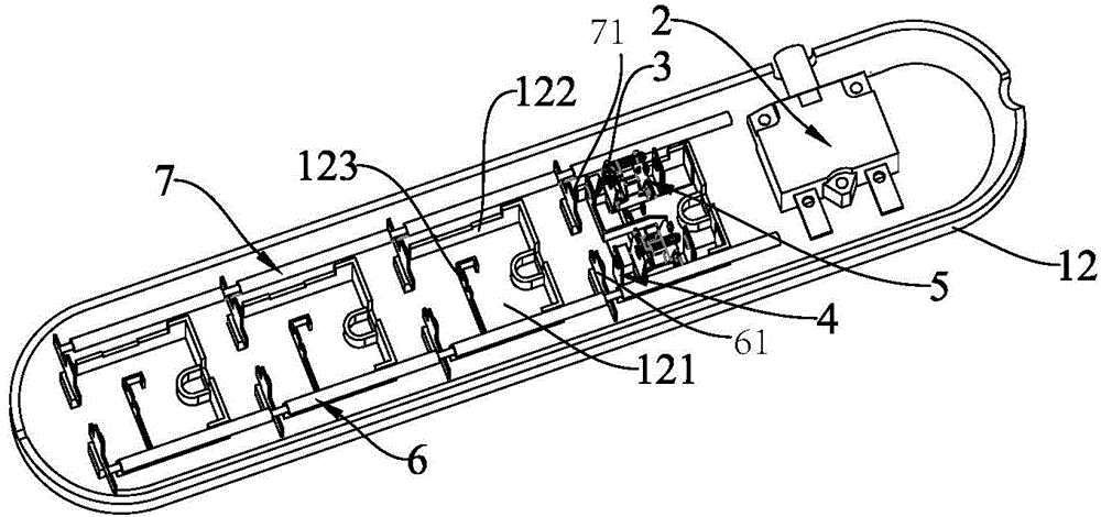 Anti-electric-shock power socket