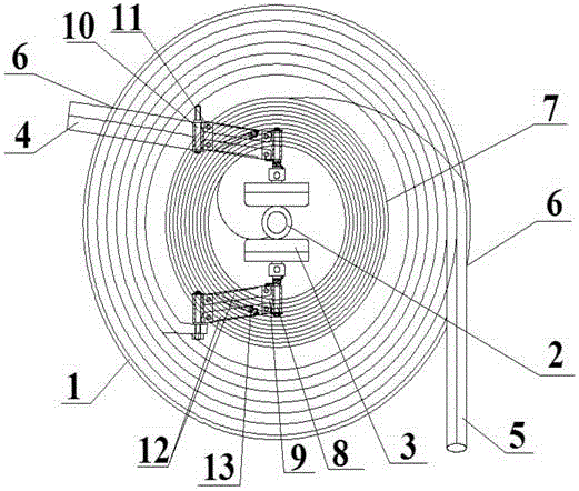 Cable reel and self-propelled hoist conveying device using same