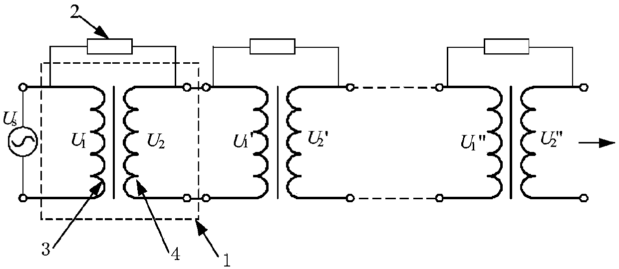 High voltage isolation transformer