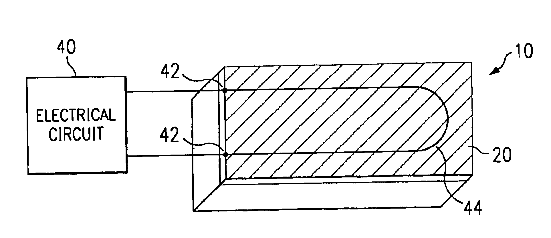 Sensor for detecting small concentrations of a target matter