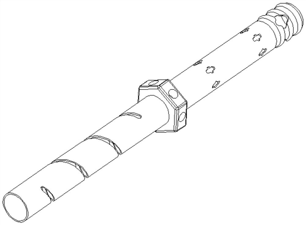 Deep hole drilling method for tiny thin-walled parts