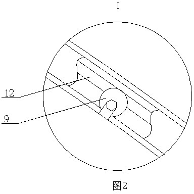 Tunnel waterproof board spreading and hanging device