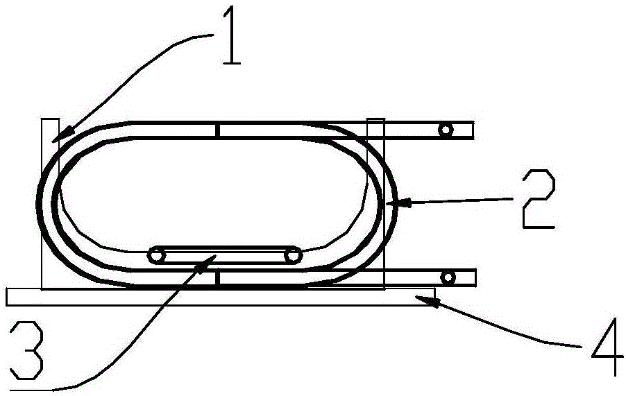 Manufacturing method and device of U-shaped spring for elevator safety gear