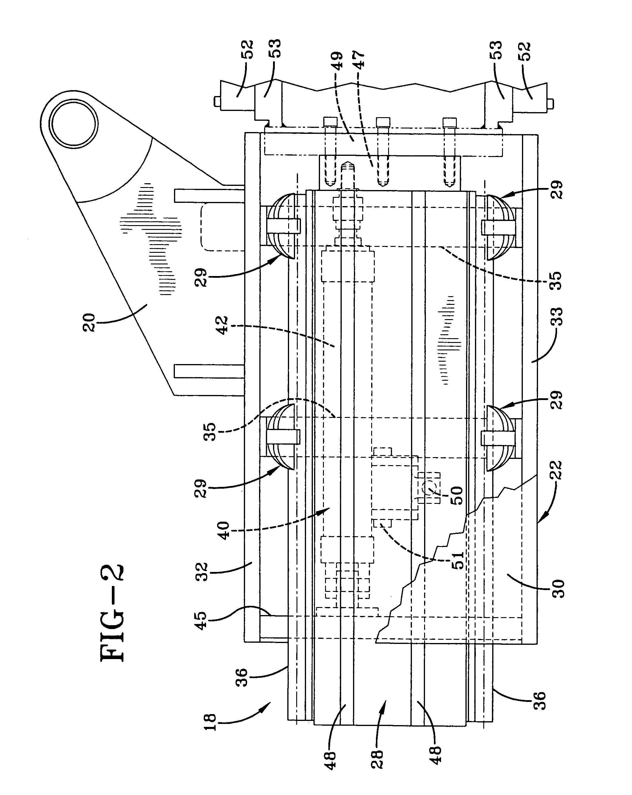 Tire uniformity machine grinding assembly