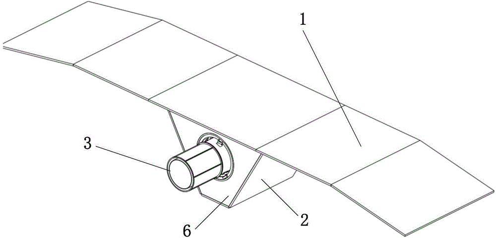 Triangular satellite configuration and system and assembly method