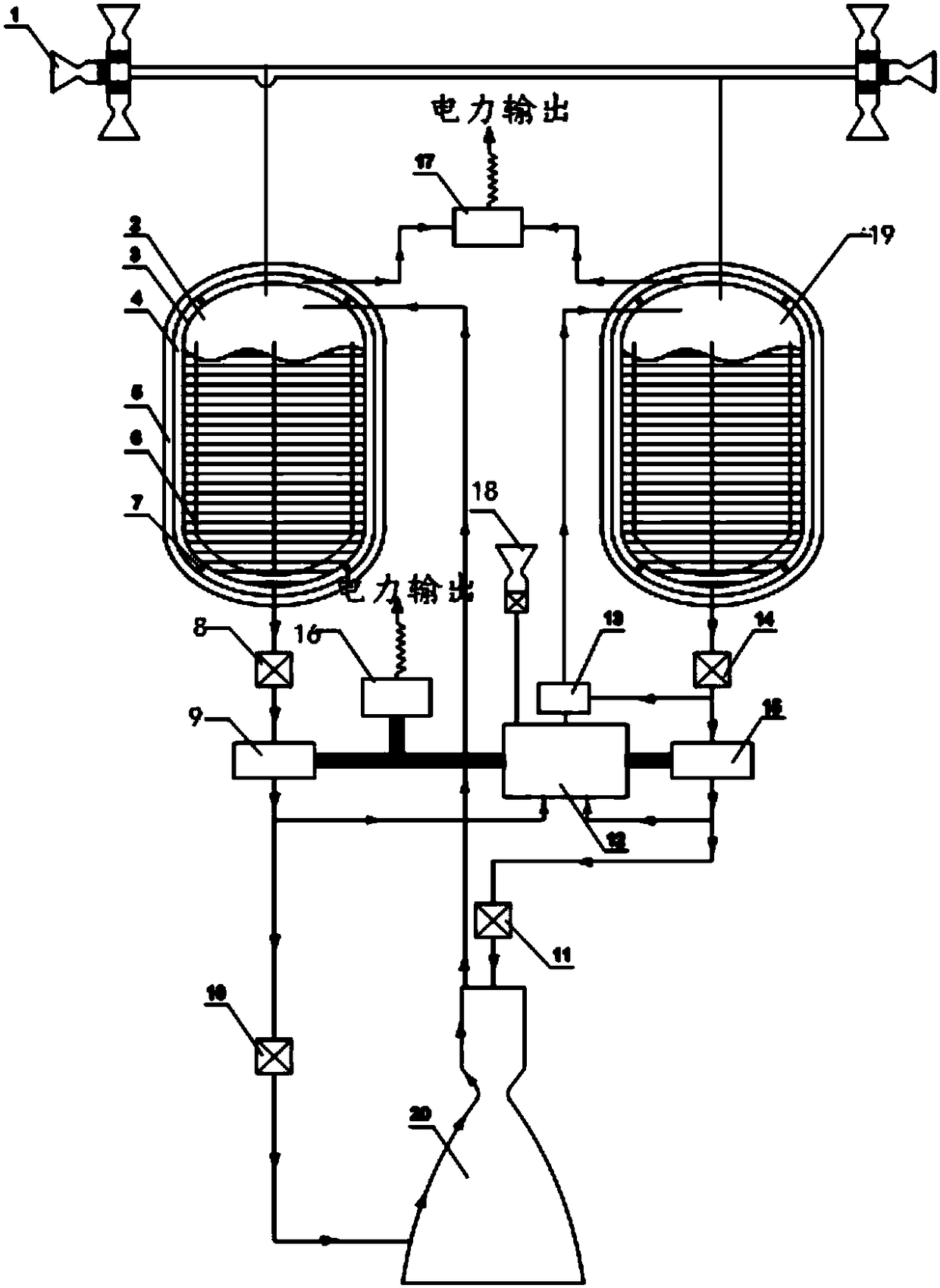 Low-temperature propelling system based on steam cooling screen