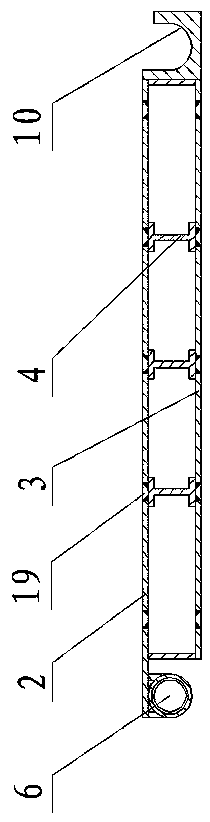 High-strength, light, adjustable and horizontal metal road covering plate