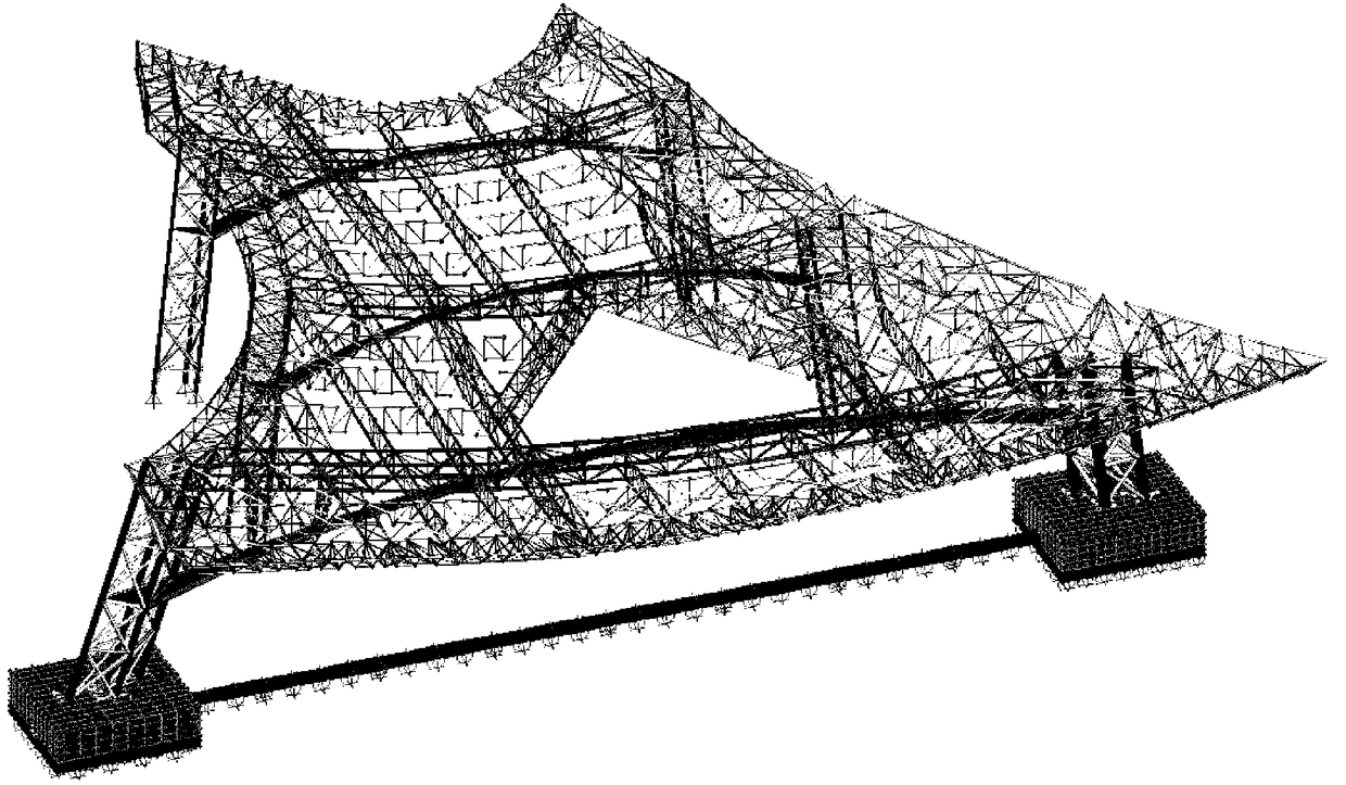 Unloading control technology for long-span steel truss arch structures based on prestress tension monitoring