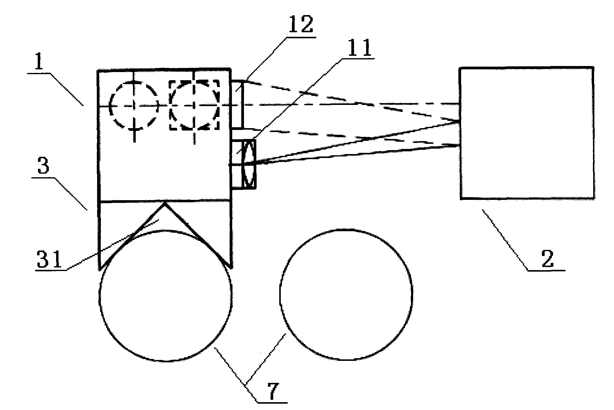 Parallel detecting system of rollers