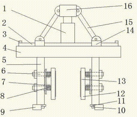 Mechanical carrying jaw