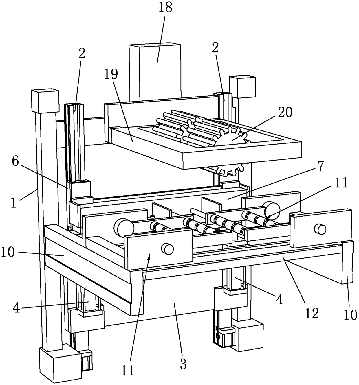 Yarn positioning electrostatic treatment device