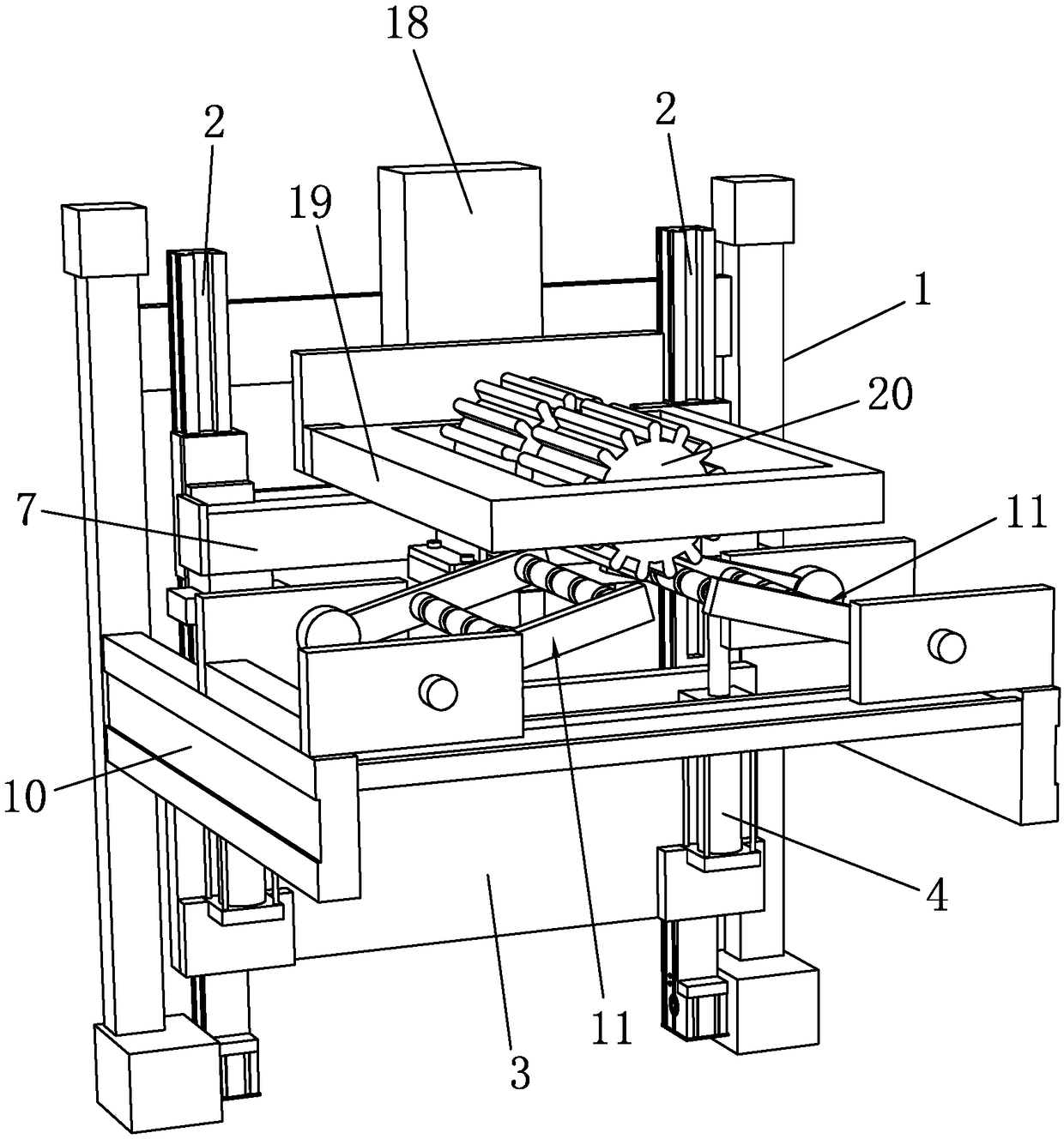 Yarn positioning electrostatic treatment device