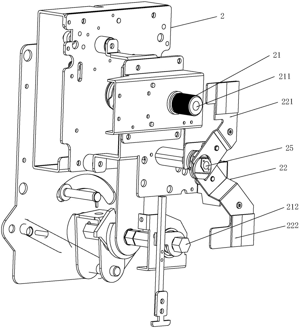 Anti-misoperation indicating and marking device for ring main unit