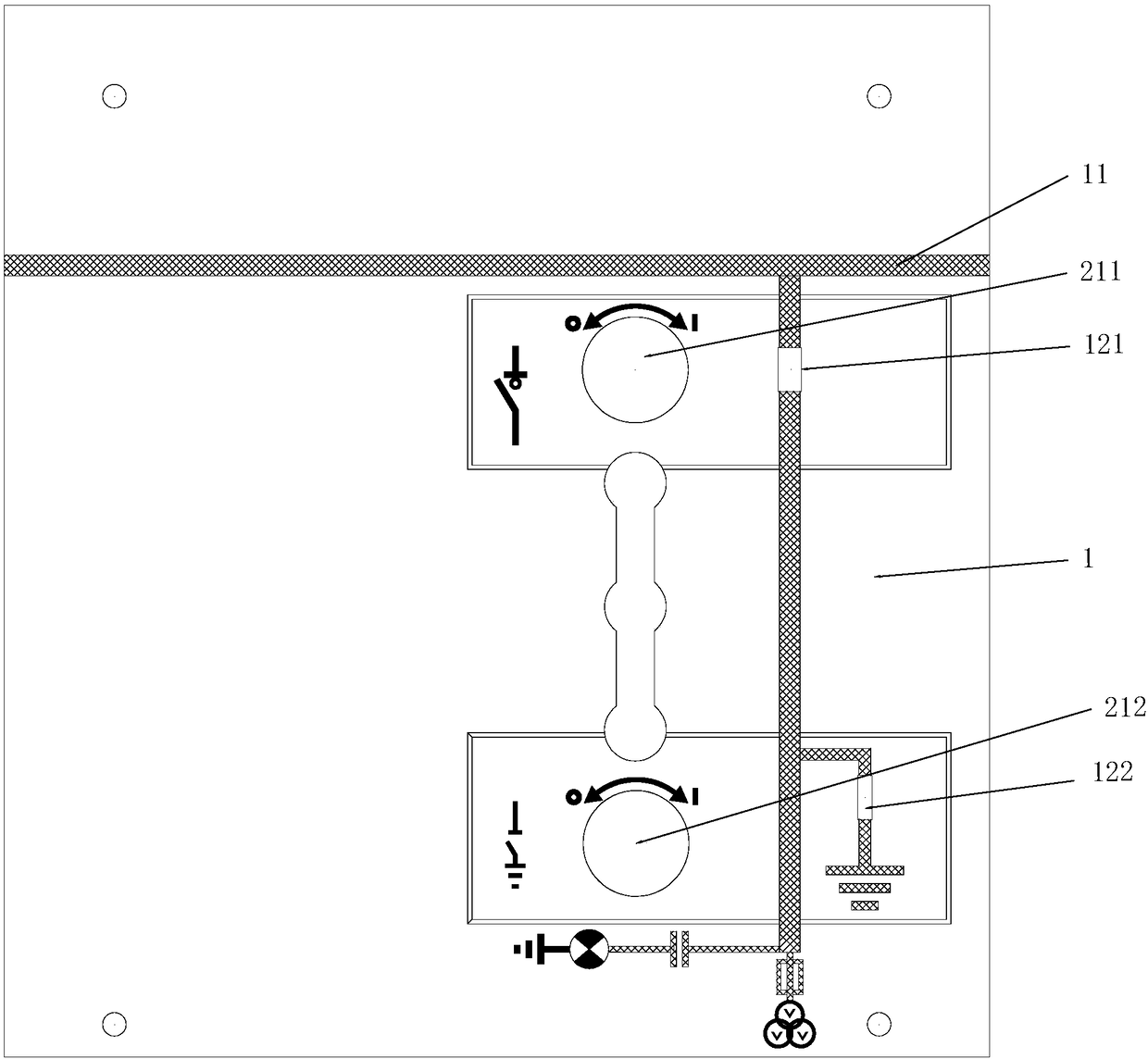 Anti-misoperation indicating and marking device for ring main unit