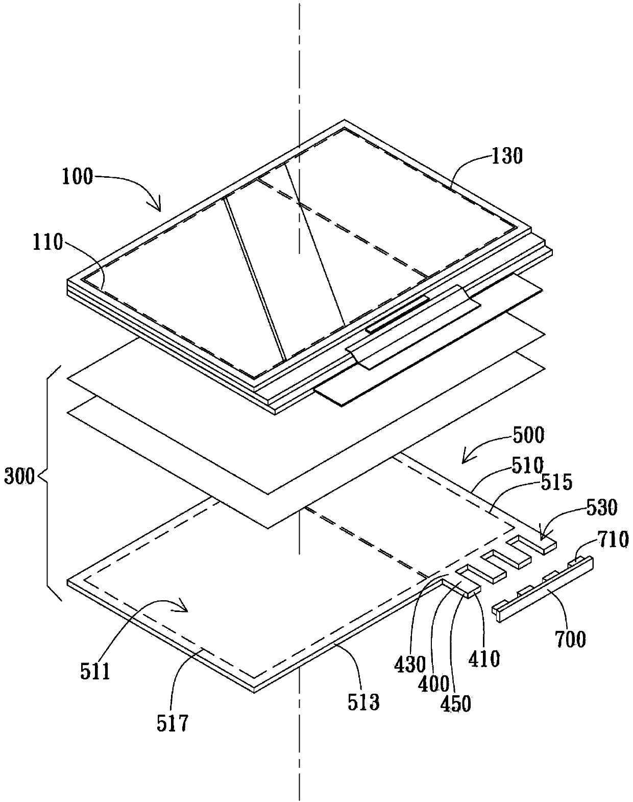 Transparent display device and backlight module employing same