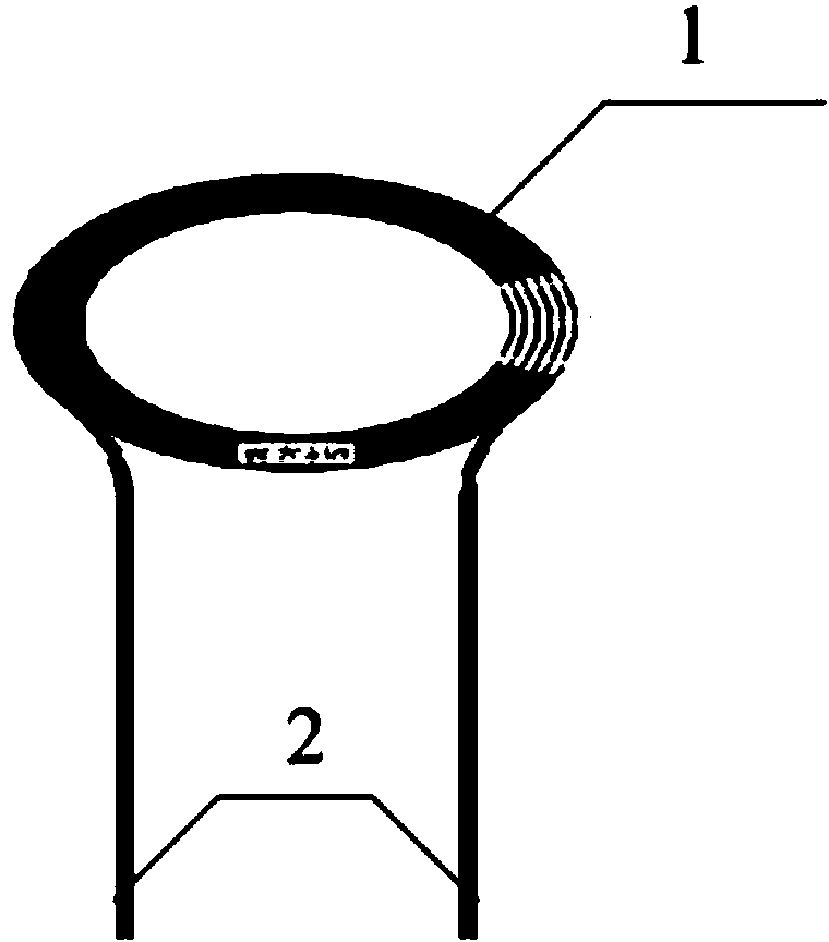 Secondary current amplification coil of current transformer