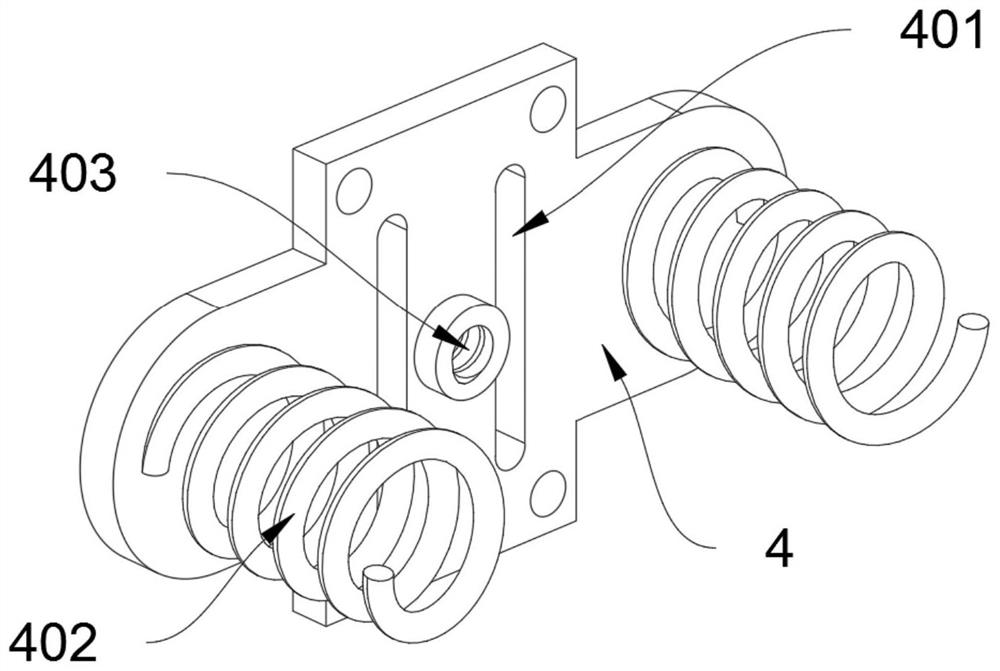 Tensioning stress linkage stretching device for beam body machining