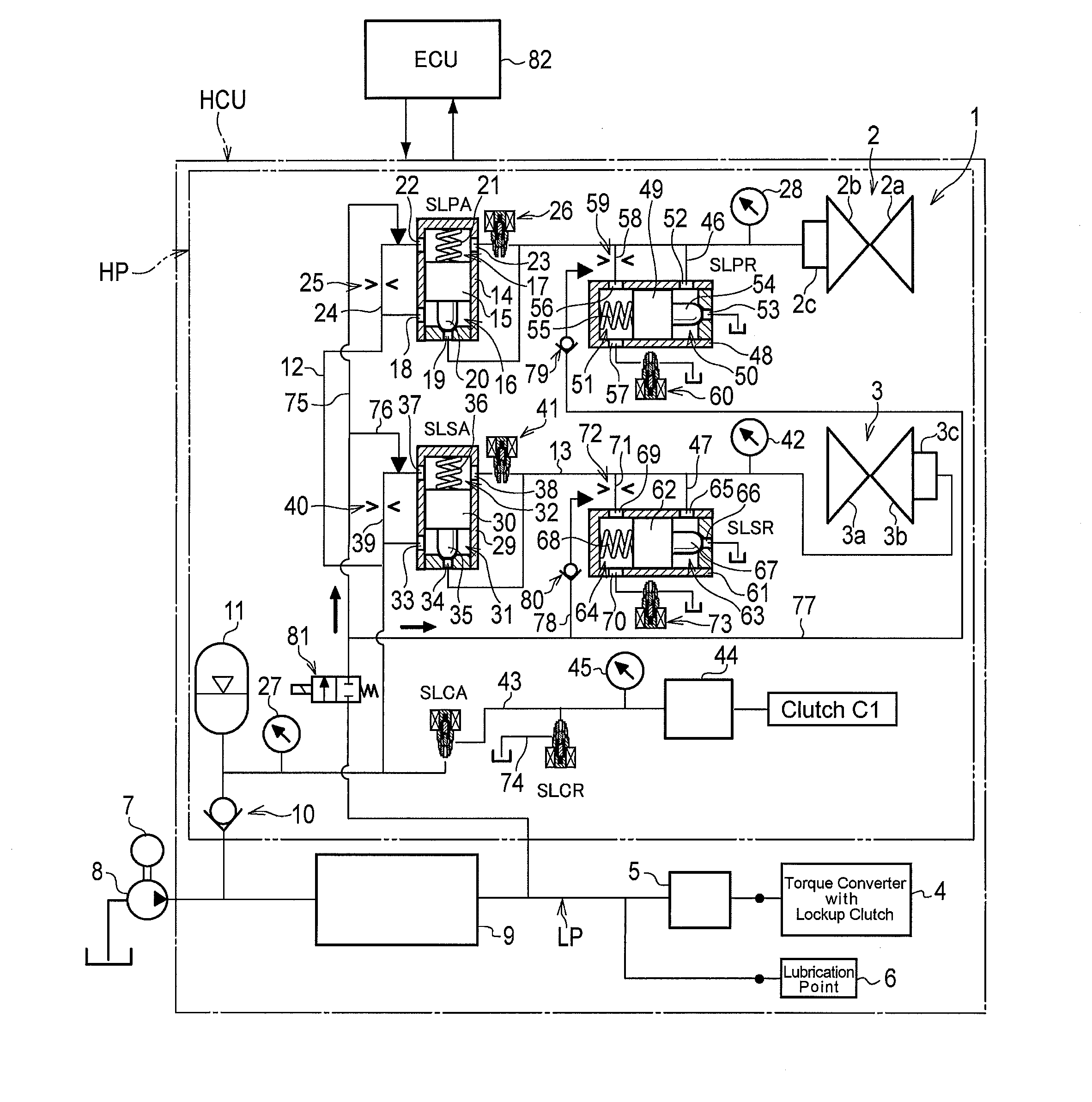 Hydraulic control unit