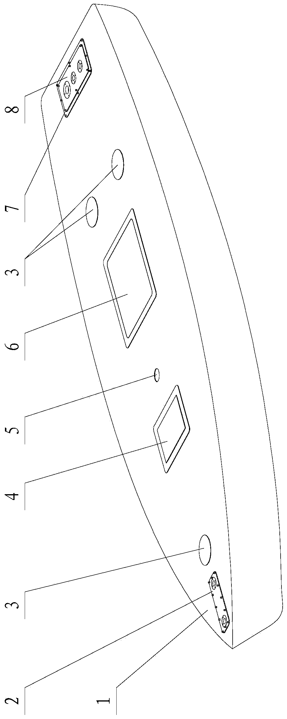 Unmanned sailing boat for marine environment observation