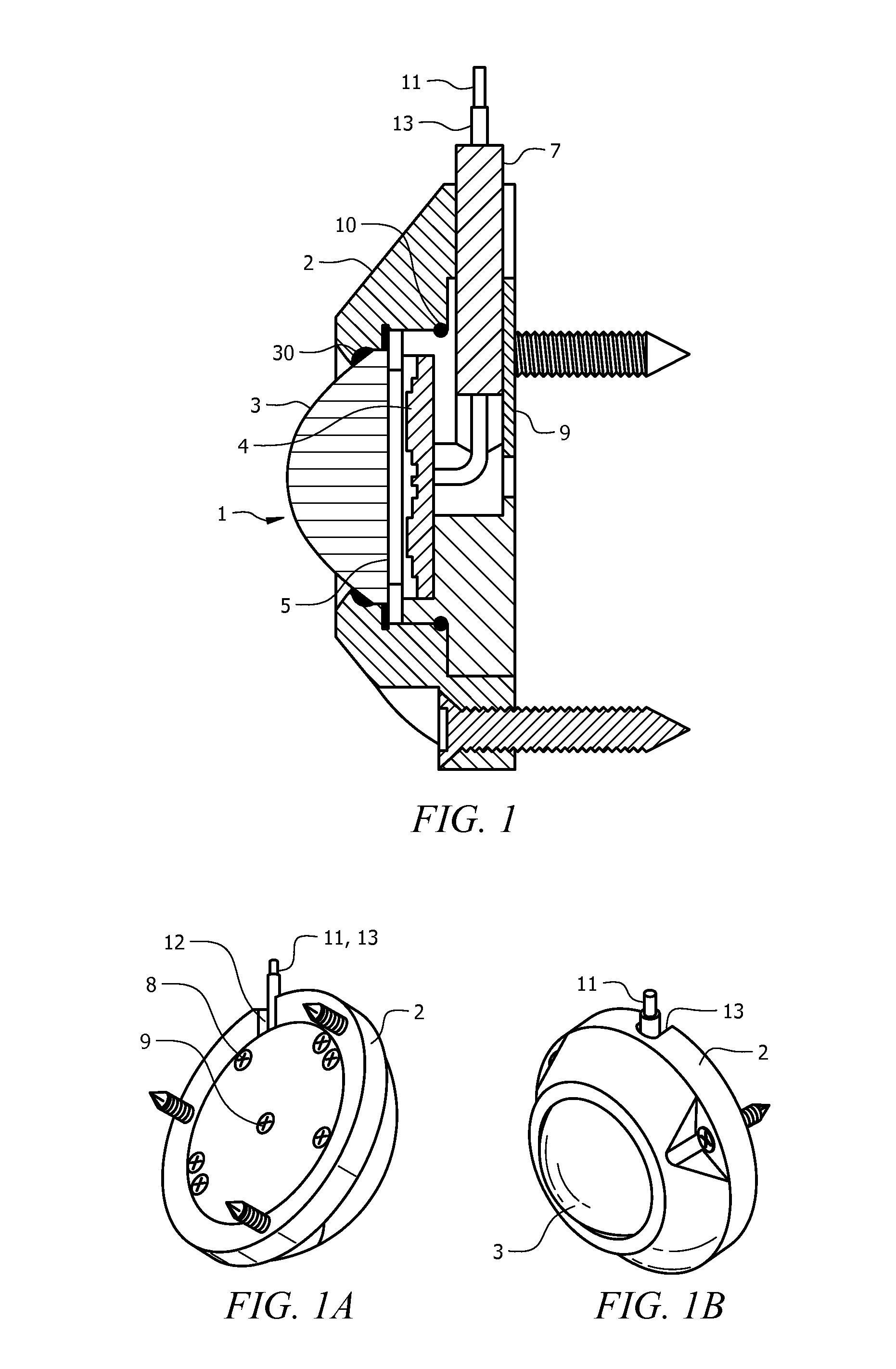 LED light with a diffracting lens