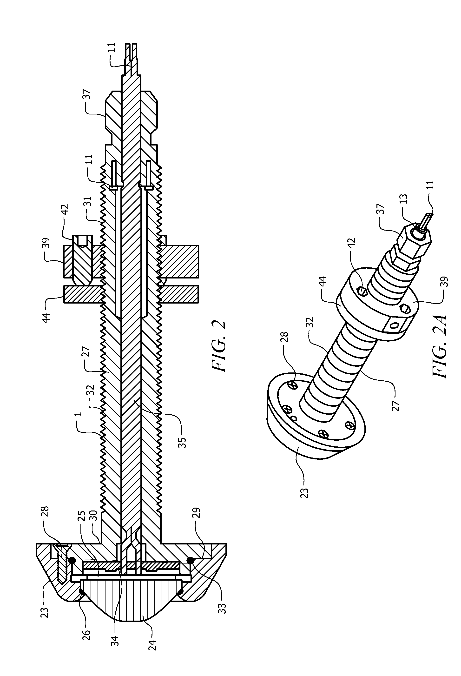 LED light with a diffracting lens