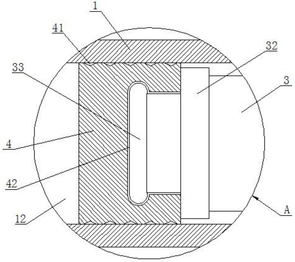 Tensile low-noise type automobile electric tail door supporting rod