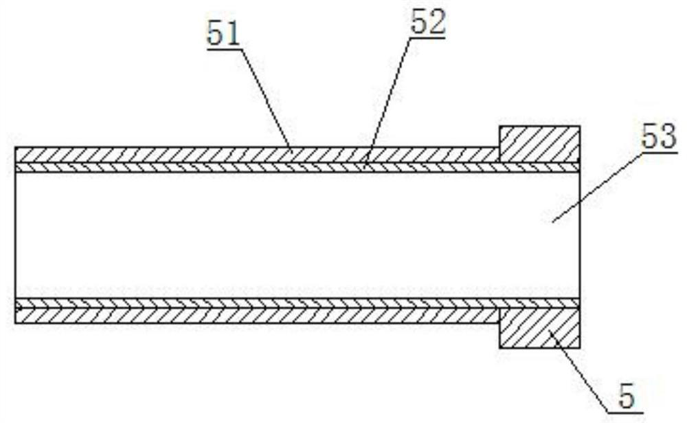 Tensile low-noise type automobile electric tail door supporting rod