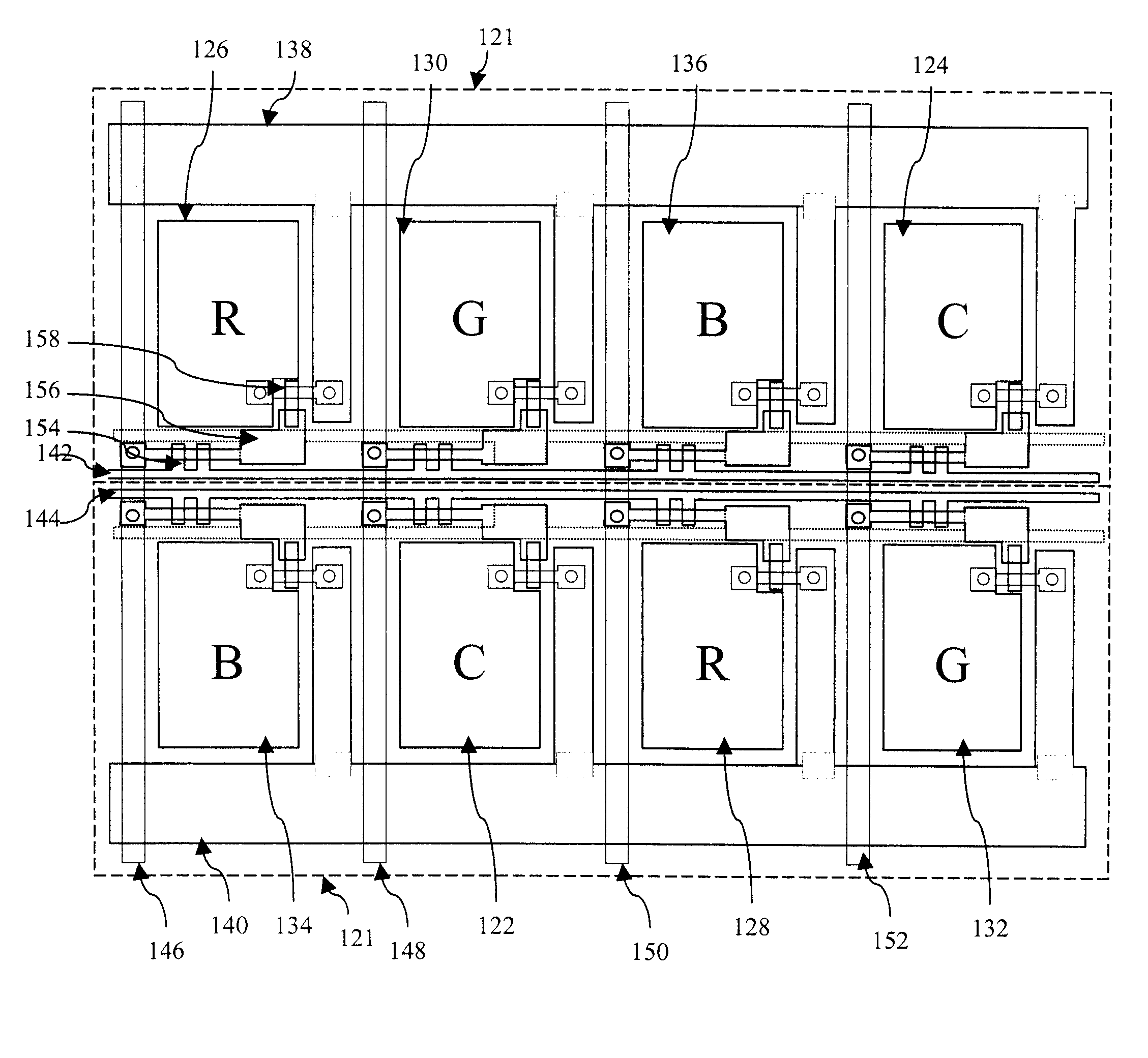 Broad color gamut display